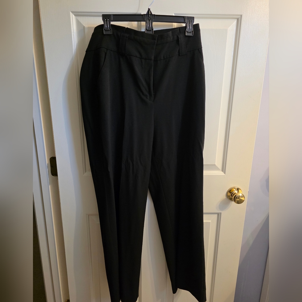 New York & Company Black Trousers with Highwaisted Waistband